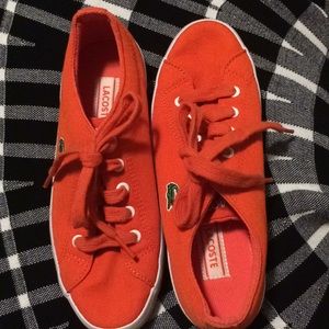 Vintage Lacoste Lace Up Sneakers